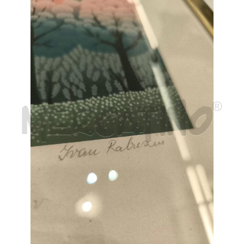 LITOGRAFIA IVAN RABUZIN PAESAGGIO | Mercatino dell'Usato Mestre 2