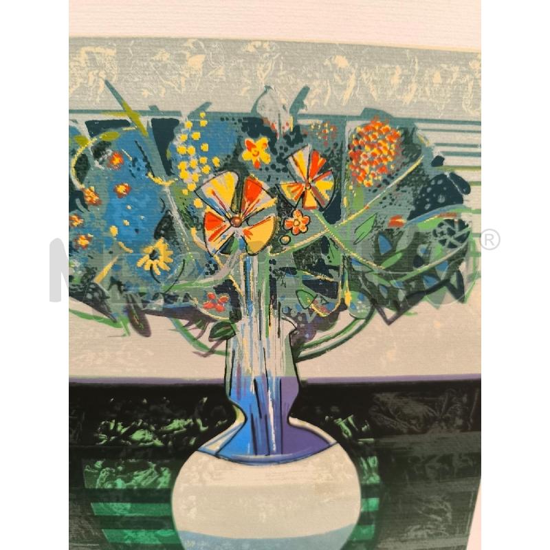 LITOGRAFIA LUIGI RINCICOTTI VASO FI FIORI  | Mercatino dell'Usato Mestre 5