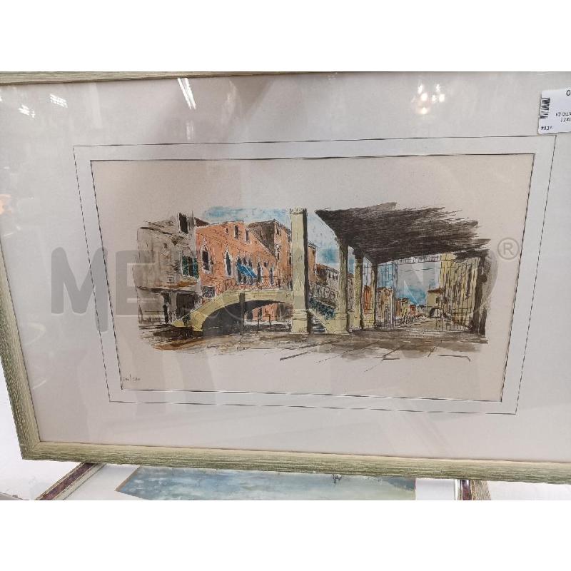 LITOGRAFIA MERCATO DI VENEZIA  | Mercatino dell'Usato Mestre 1