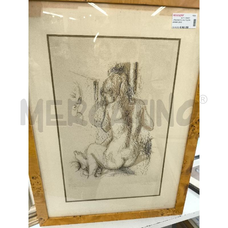 LITOGRAFIA VOLTOLINA DONNA 25/80 | Mercatino dell'Usato Mestre 1