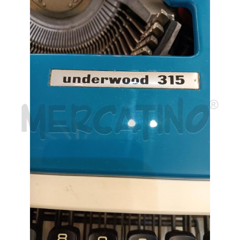 MACCHINA DA SCRIVERE UNDERWWOD 315 | Mercatino dell'Usato Mestre 2
