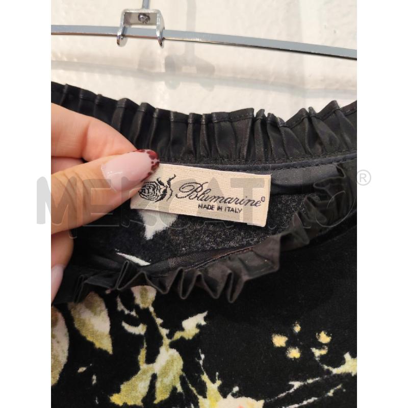 MAGLIA DONNA BLUMARINE NERA CON FIORI | Mercatino dell'Usato Mestre 2