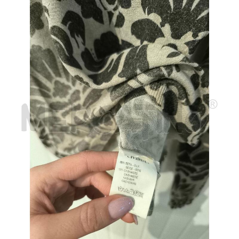 MAGLIA DONNA CIVIDINI MARRONE FANTASIA MARRONE | Mercatino dell'Usato Mestre 3