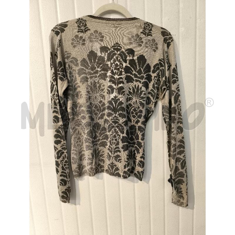 MAGLIA DONNA CIVIDINI MARRONE FANTASIA MARRONE | Mercatino dell'Usato Mestre 4