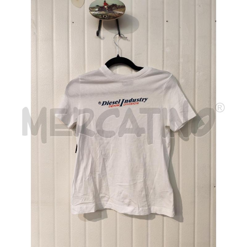MAGLIA DONNA DIESEL INDUSTRY BIANCA | Mercatino dell'Usato Mestre 1