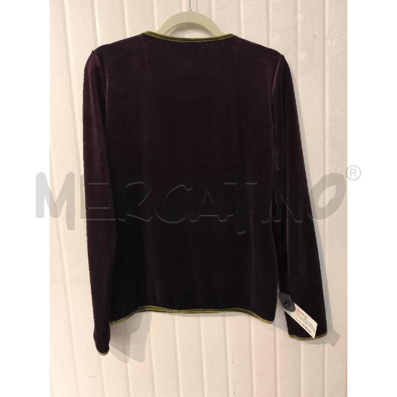 MAGLIA DONNA ETRO CINILIA ROSSO BORDEAUX PROFILI VERDI | Mercatino dell'Usato Mestre 3