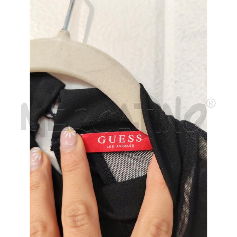 MAGLIA DONNA GUESS NERA TUBINO A CAMPANA | Mercatino dell'Usato Mestre 2