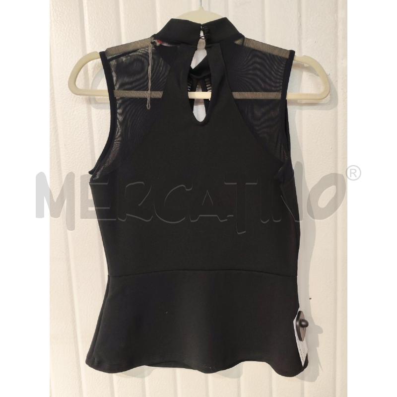MAGLIA DONNA GUESS NERA TUBINO A CAMPANA | Mercatino dell'Usato Mestre 3