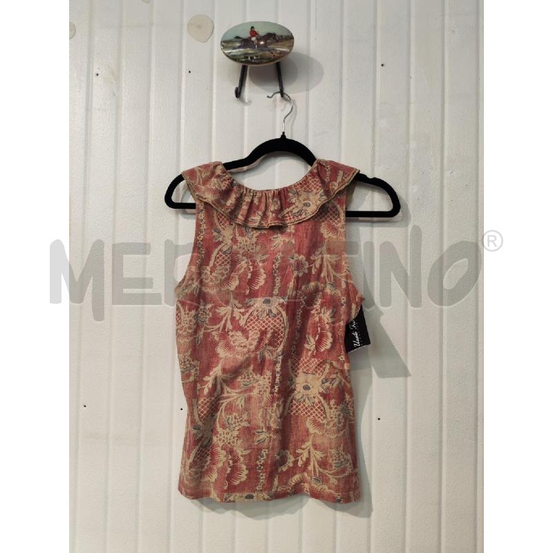 MAGLIA DONNA LRL LAUREN JEANS CO. FANTASIA MAGENTA BEIGE | Mercatino dell'Usato Mestre 3