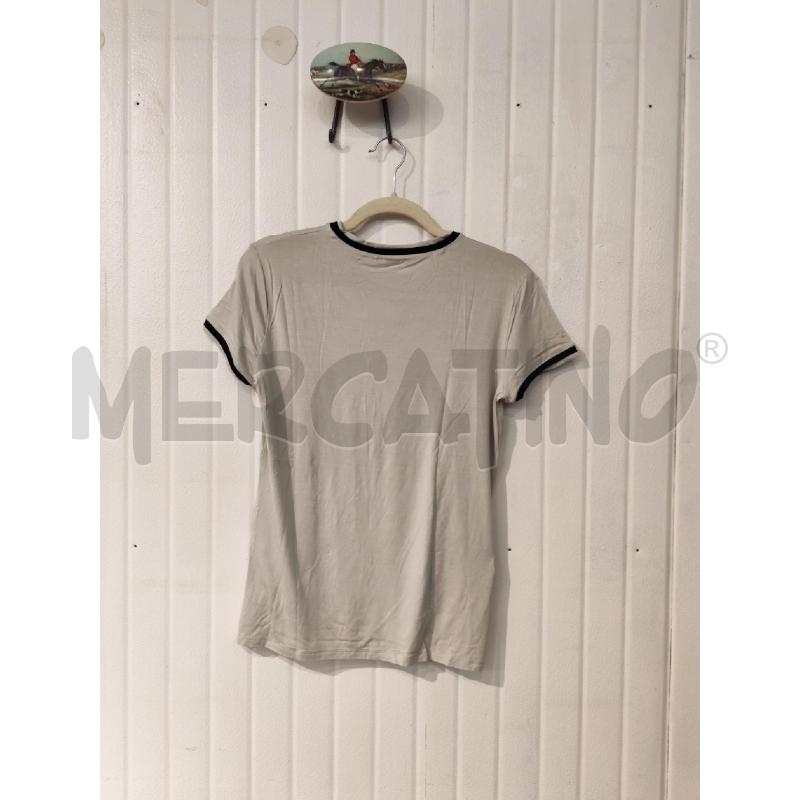 MAGLIA DONNA MAXMARA BEIGE PROFILI NERI | Mercatino dell'Usato Mestre 3