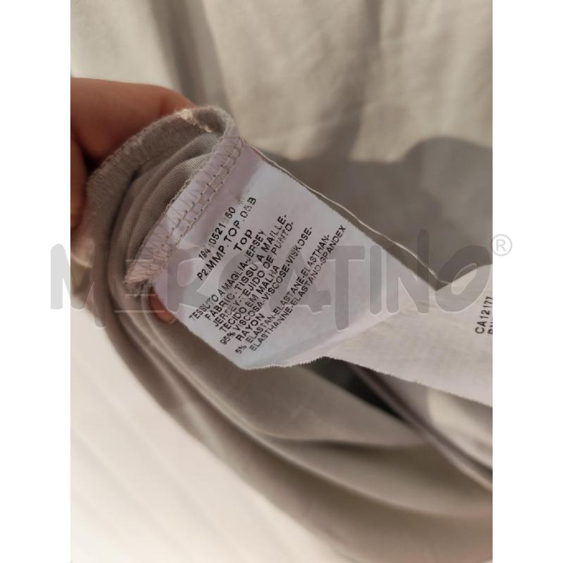 MAGLIA DONNA MAXMARA BEIGE PROFILI NERI | Mercatino dell'Usato Mestre 4
