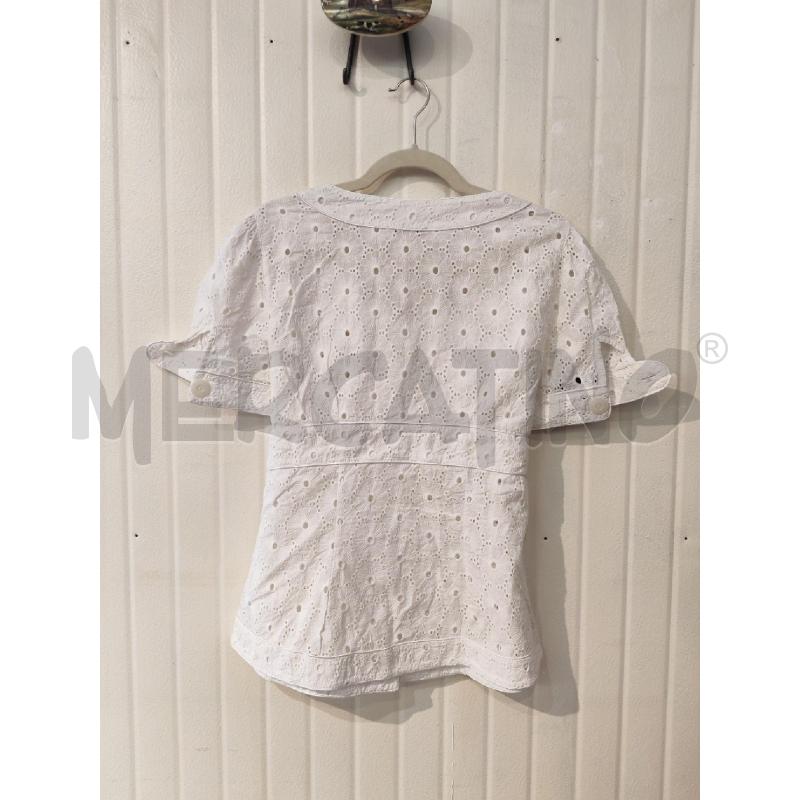 MAGLIA DONNA NARA CAMICIE BIANCA TRAFORATA CINTURA | Mercatino dell'Usato Mestre 3