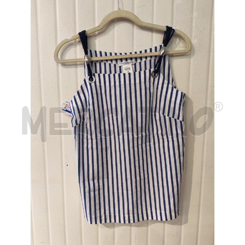 MAGLIA DONNA NARA CAMICIE RIGHE BIANCHE BLU SPALLINE FILI  | Mercatino dell'Usato Mestre 1