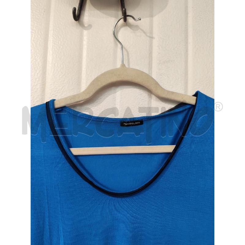MAGLIA DONNA PENNYBLACK BLU PROFILO NERO | Mercatino dell'Usato Mestre 2