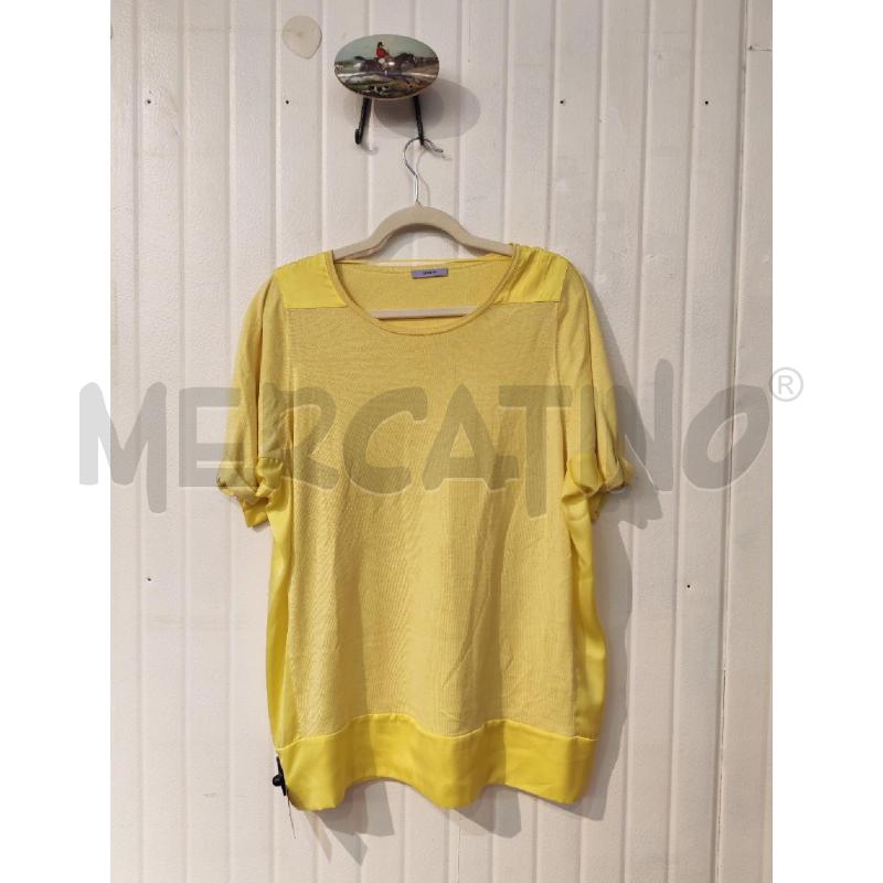 MAGLIA DONNA PERSONA MARINA RINALDI GIALLA | Mercatino dell'Usato Mestre 1