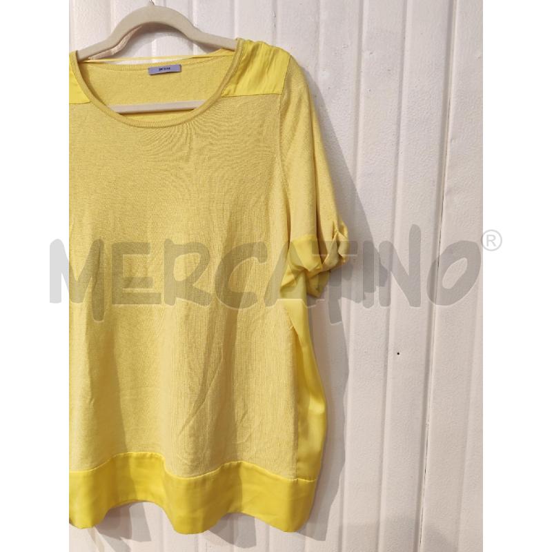 MAGLIA DONNA PERSONA MARINA RINALDI GIALLA | Mercatino dell'Usato Mestre 3