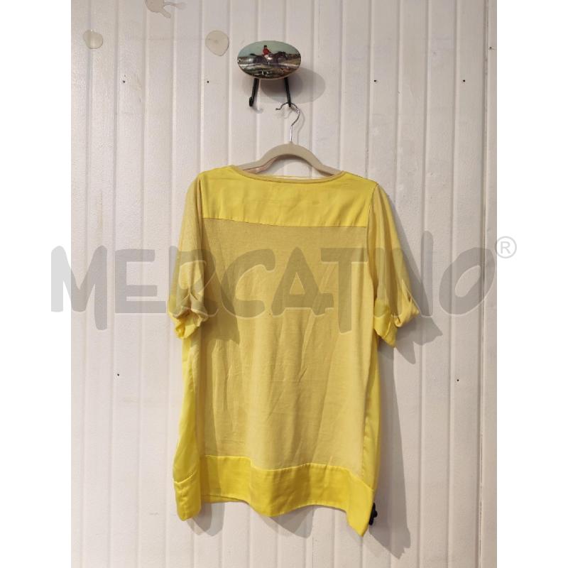 MAGLIA DONNA PERSONA MARINA RINALDI GIALLA | Mercatino dell'Usato Mestre 4