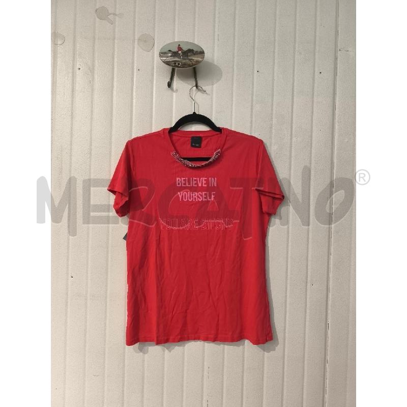 MAGLIA DONNA PINKO ROSA BELIEVE IN YOURSELG | Mercatino dell'Usato Mestre 1