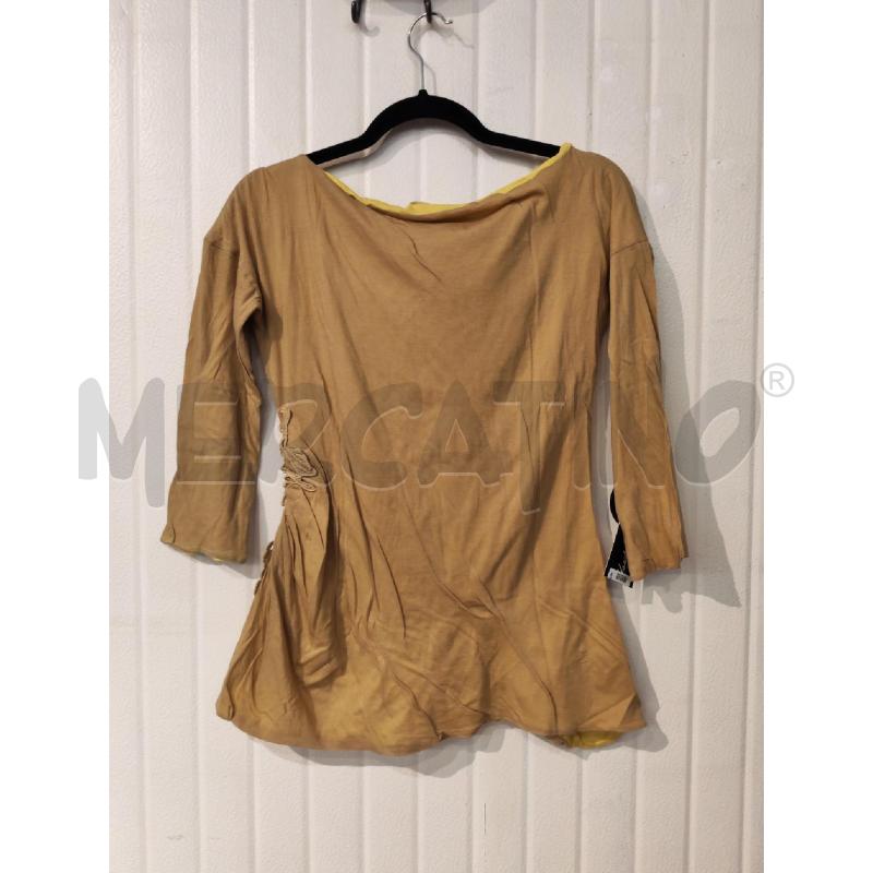 MAGLIA DONNA SCERVINO MARRONE CON PIZZO | Mercatino dell'Usato Mestre 3