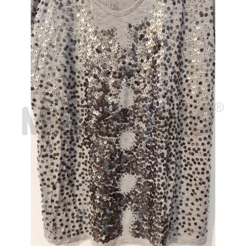 MAGLIA DONNA TORY BURCH GRIGIA PAILETTES | Mercatino dell'Usato Mestre 2