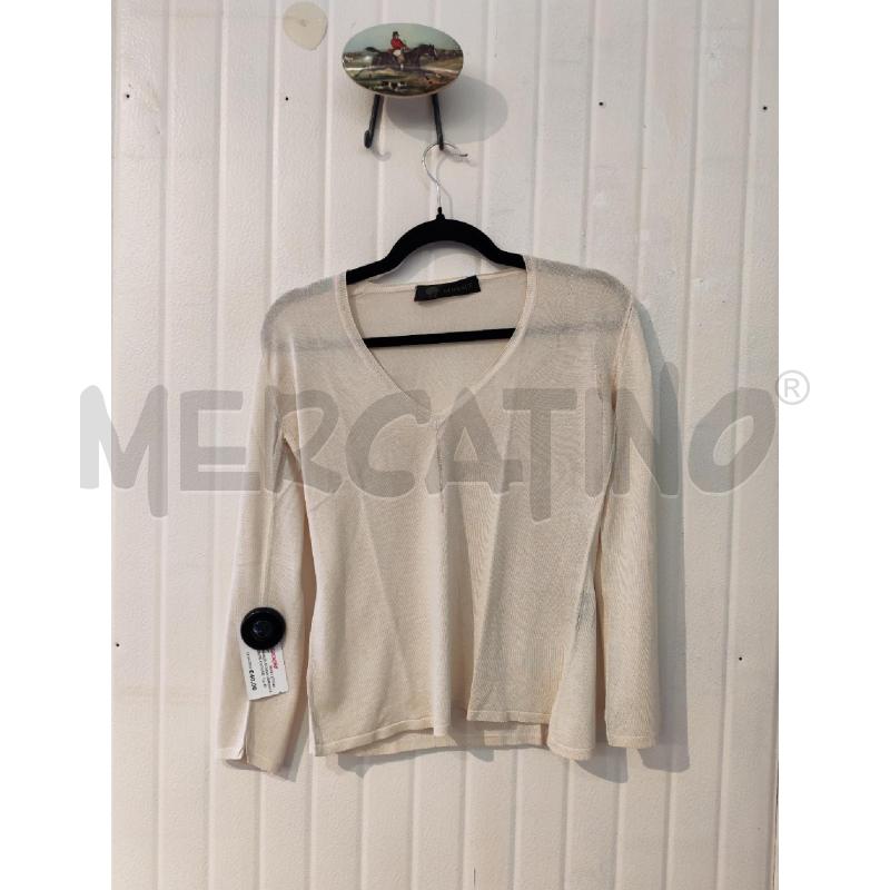 MAGLIA DONNA VERSACE BEIGE COTONE | Mercatino dell'Usato Mestre 1