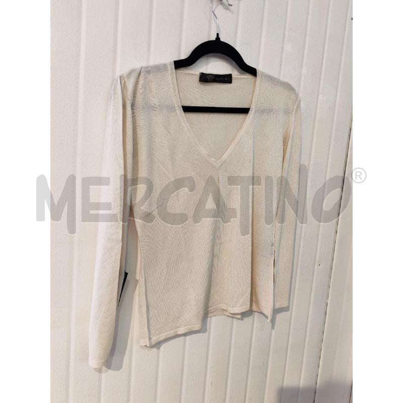 MAGLIA DONNA VERSACE BEIGE COTONE | Mercatino dell'Usato Mestre 4