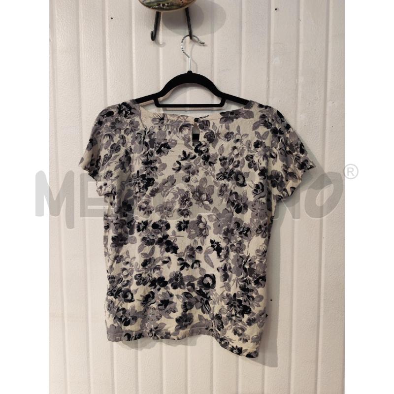 MAGLIA DONNA WEEKEND MAX MARA BEIGE GRIGIO FIORI  | Mercatino dell'Usato Mestre 3