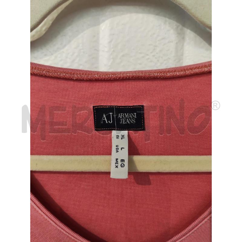 MAGLIA UOMO ARMANIJEANS ROSSO EFFETTO SLAVATO | Mercatino dell'Usato Mestre 2