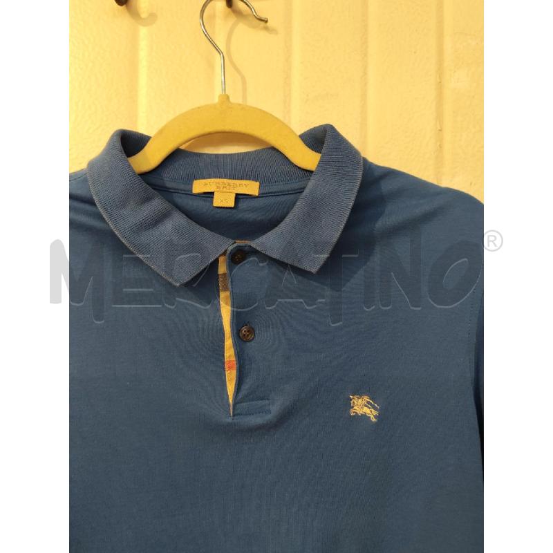 MAGLIA UOMO BURBERRY BLU ACCESO  | Mercatino dell'Usato Mestre 2