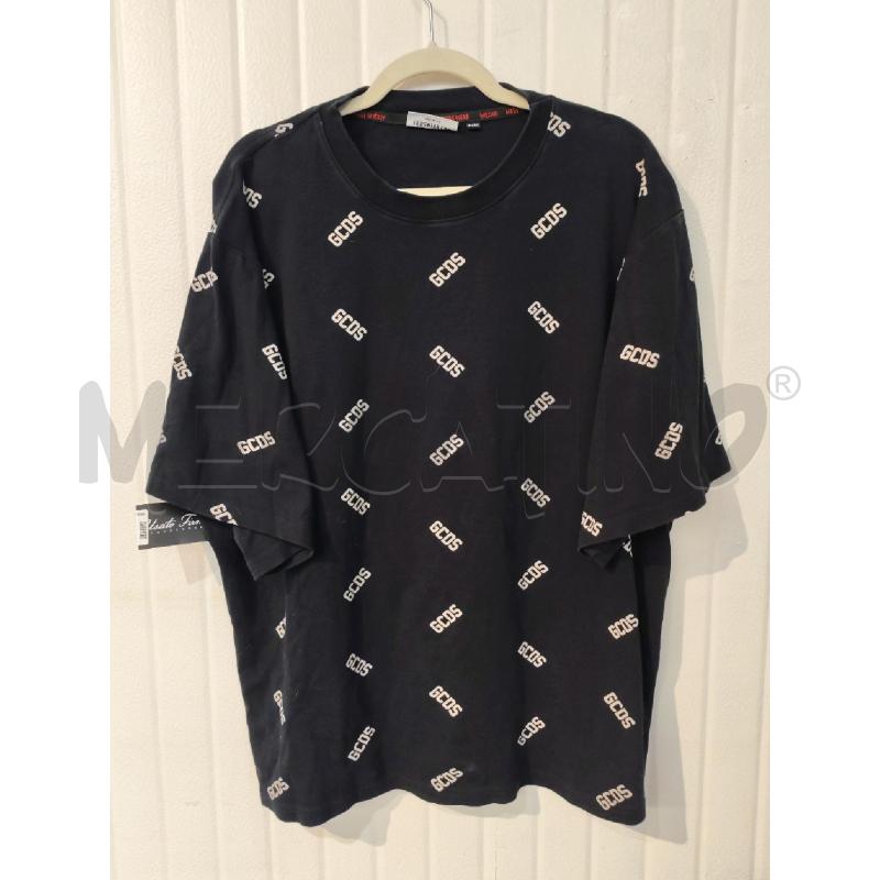 MAGLIA UOMO GCDS NERA LOGO BIANCO | Mercatino dell'Usato Mestre 1