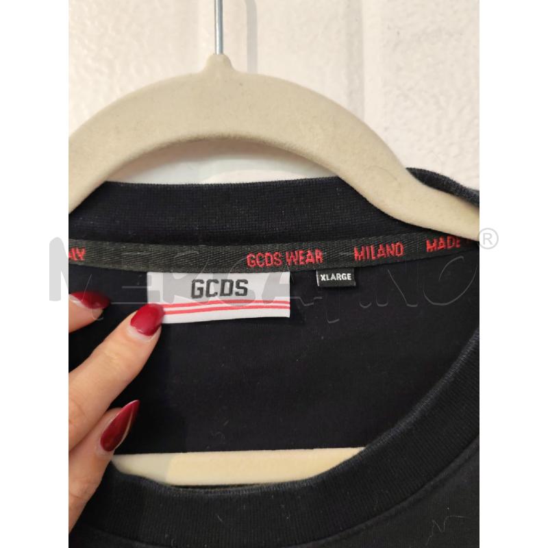 MAGLIA UOMO GCDS NERA LOGO BIANCO | Mercatino dell'Usato Mestre 2