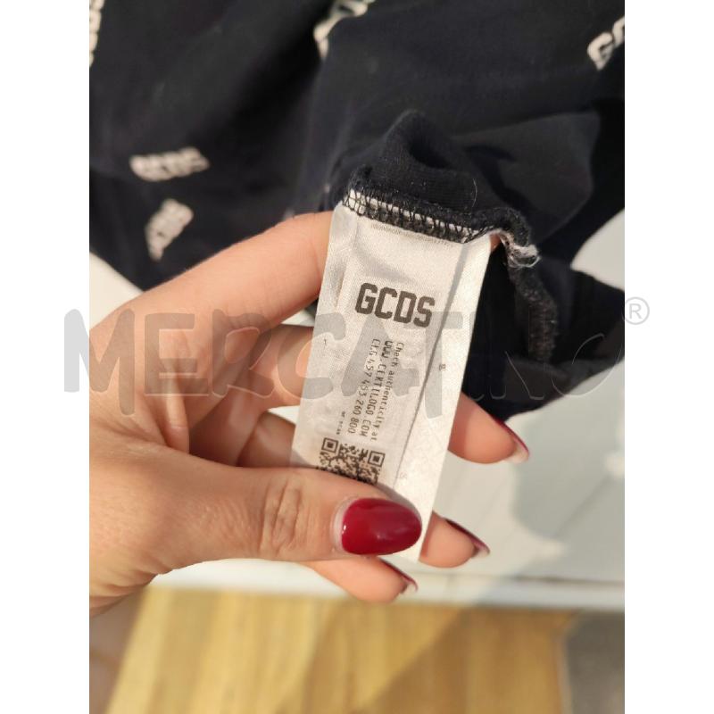 MAGLIA UOMO GCDS NERA LOGO BIANCO | Mercatino dell'Usato Mestre 4