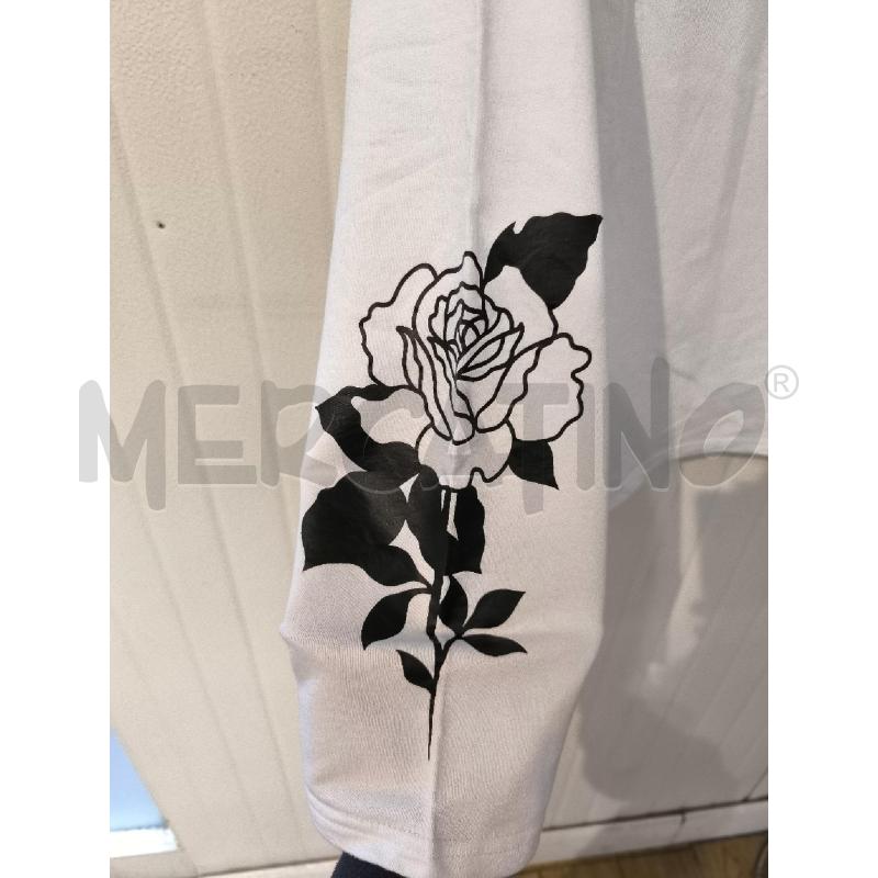 MAGLIA UOMO ORGVSM BIANCA CON STAMPA ROSE | Mercatino dell'Usato Mestre 4