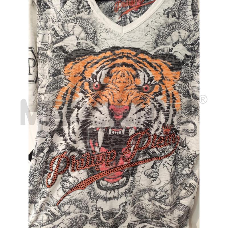 MAGLIA UOMO PHILIPP PLEIN STAMPA TIGRE | Mercatino dell'Usato Mestre 3