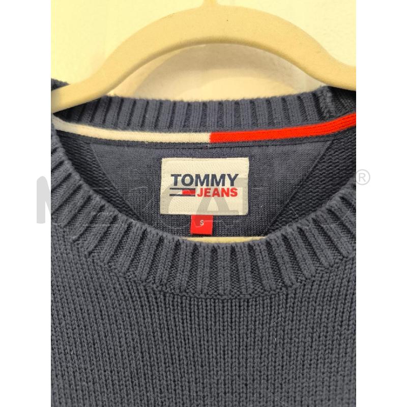 MAGLIA UOMO TOMMY HILFIGER BLU | Mercatino dell'Usato Mestre 2
