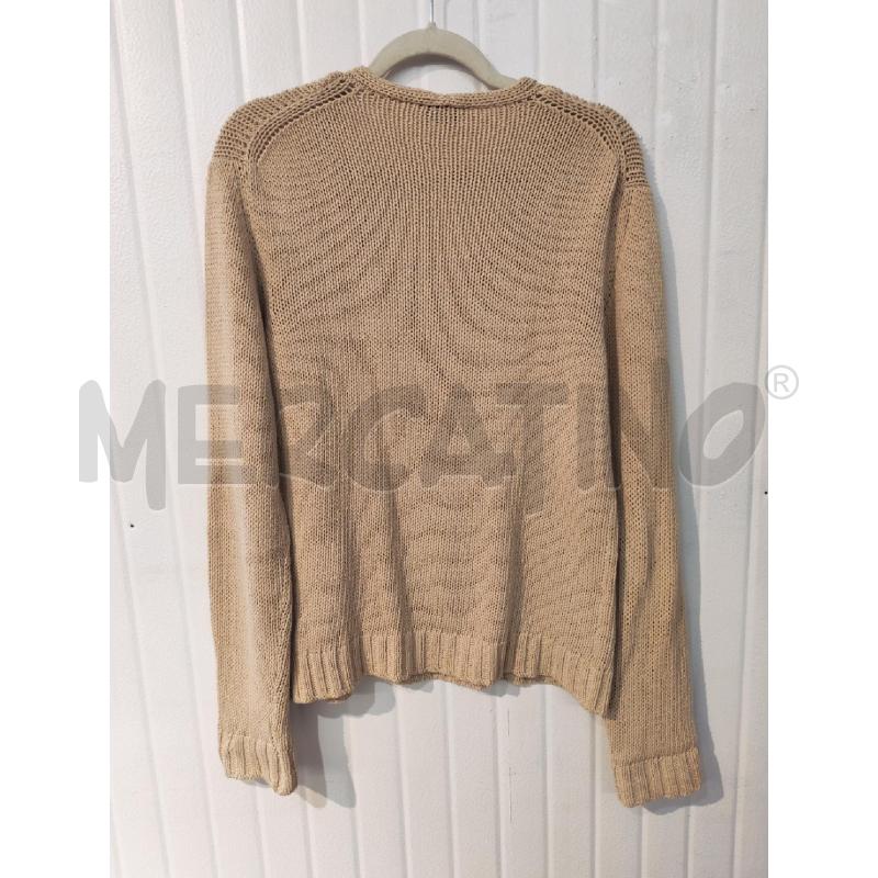 MAGLIONE DONNA COTONE MAX E CO MARRONE SCOLLO V | Mercatino dell'Usato Mestre 3