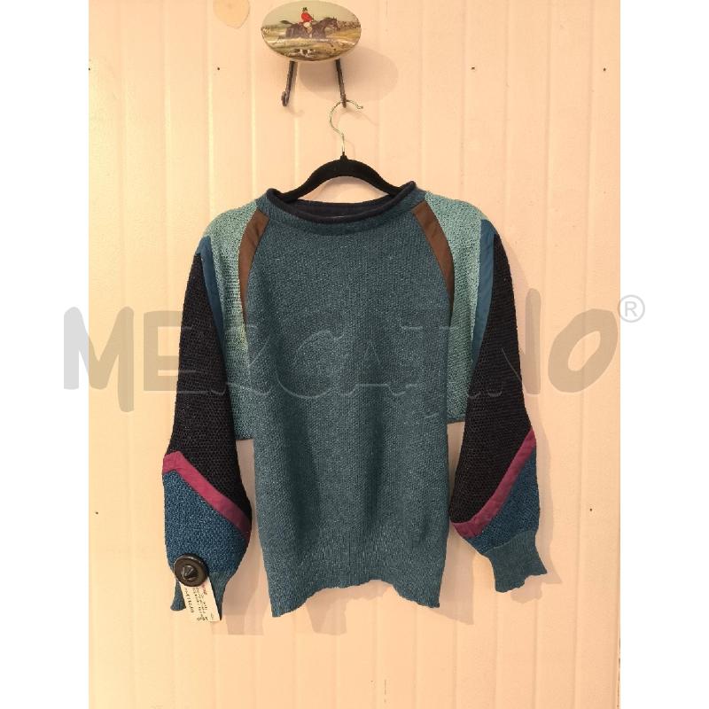 MAGLIONE DONNA GIANNI VERSACE VERDE ACQUA | Mercatino dell'Usato Mestre 1