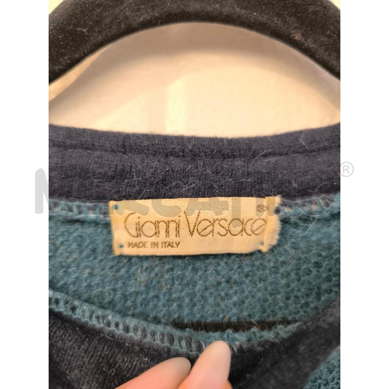 MAGLIONE DONNA GIANNI VERSACE VERDE ACQUA | Mercatino dell'Usato Mestre 2