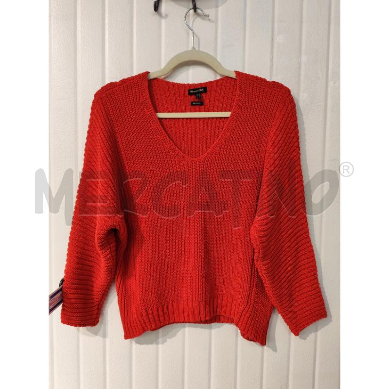 MAGLIONE DONNA MASSIMO DUTTI ROSSO | Mercatino dell'Usato Mestre 1