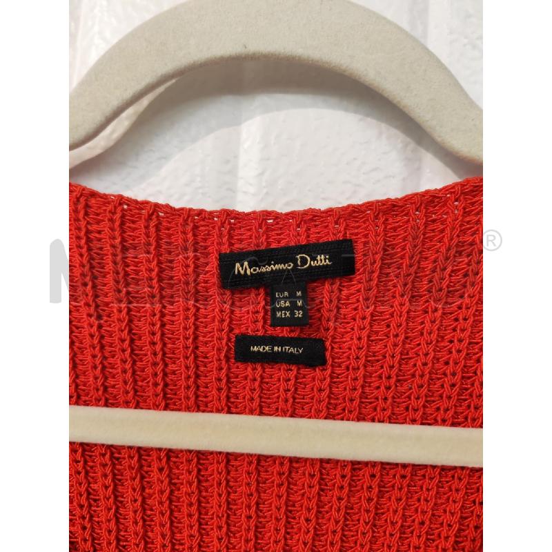 MAGLIONE DONNA MASSIMO DUTTI ROSSO | Mercatino dell'Usato Mestre 2