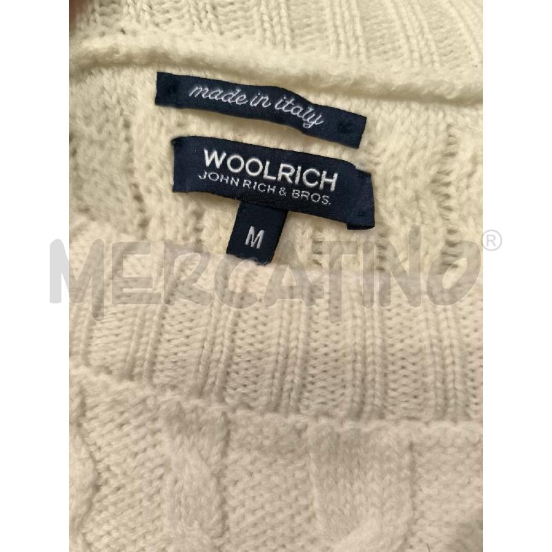 MAGLIONE DONNA WOOLRICH BIANCO | Mercatino dell'Usato Mestre 2