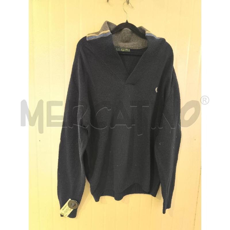 MAGLIONE UOMO FRED PERRY BLU NOTTE | Mercatino dell'Usato Mestre 3