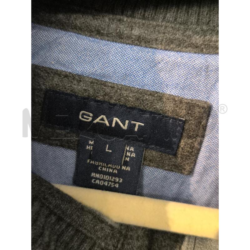 MAGLIONE UOMO GANT GRIGIO CHIARO | Mercatino dell'Usato Mestre 2