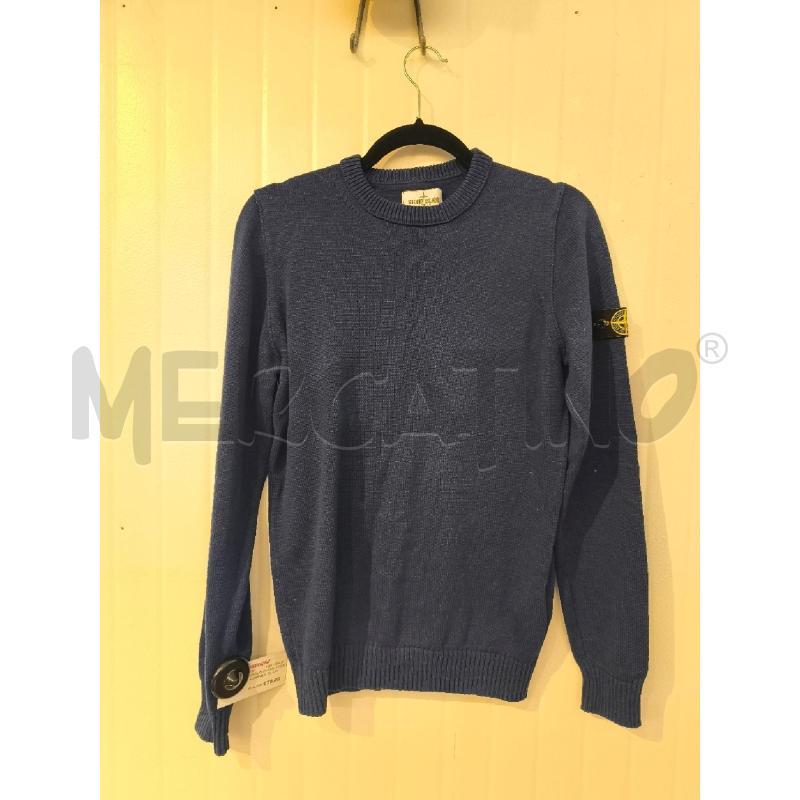 MAGLIONE UOMO STONE ISLAND BLU | Mercatino dell'Usato Mestre 1