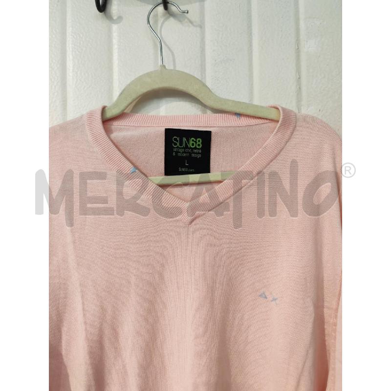 MAGLIONE UOMO SUN68 ROSA | Mercatino dell'Usato Mestre 2
