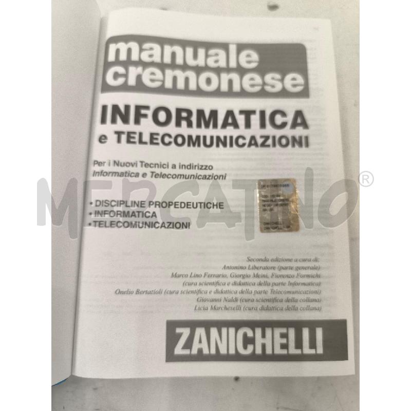 MANUALE CREMONESE INFORMATICA | Mercatino dell'Usato Mestre 3