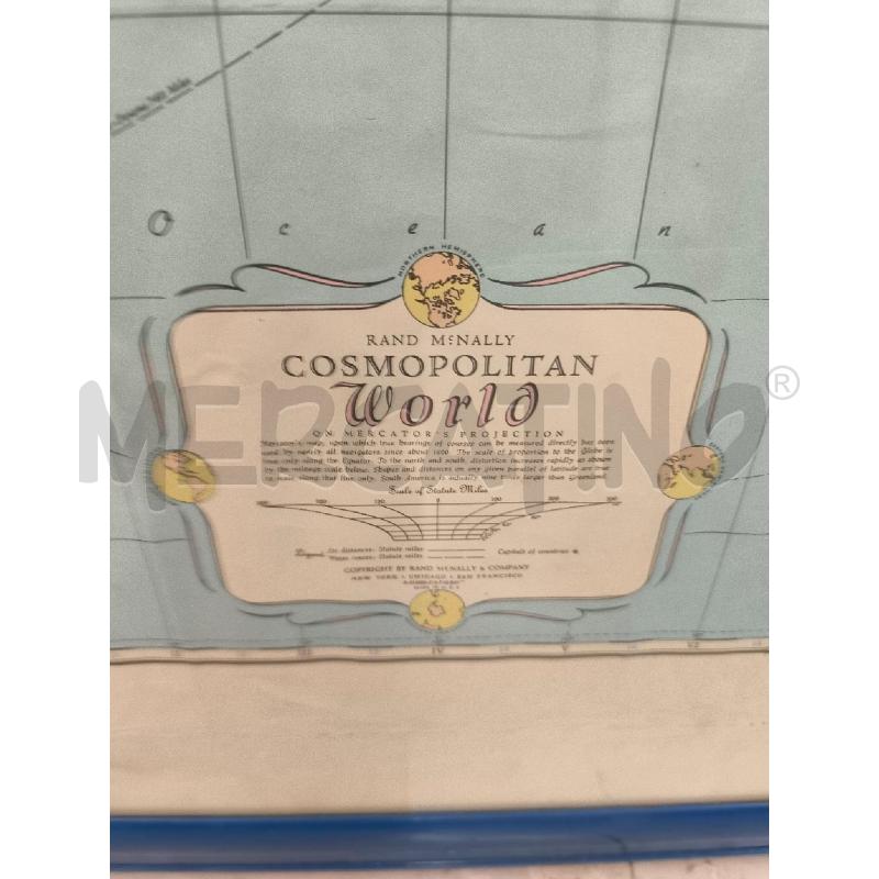 MAPPA PLANISFERO 1941 | Mercatino dell'Usato Mestre 2
