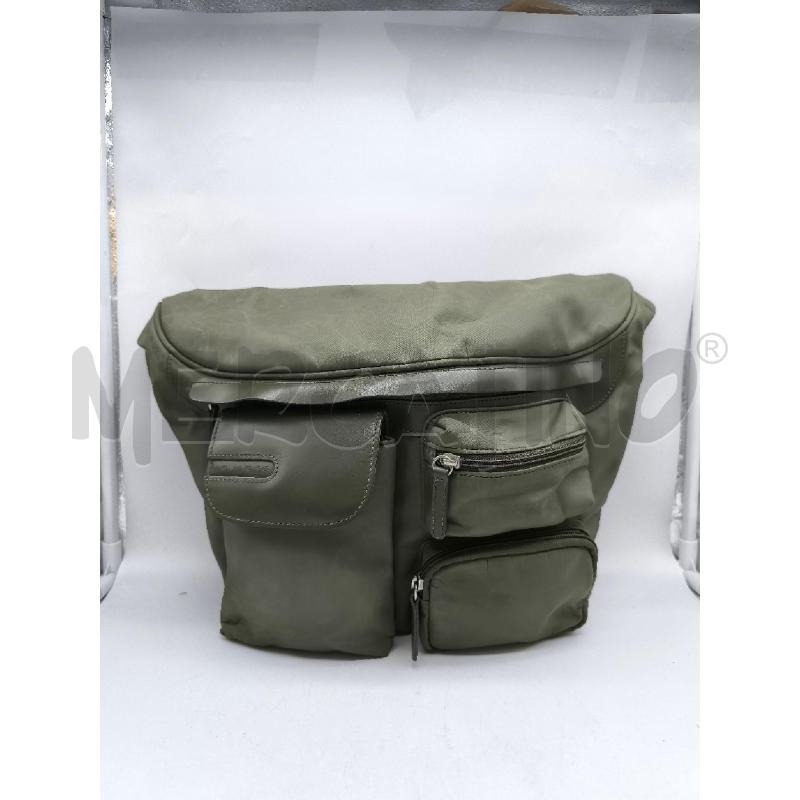 MARSUPIO DONNA PIQUADRO VERDE CON TASCHE  | Mercatino dell'Usato Mestre 1
