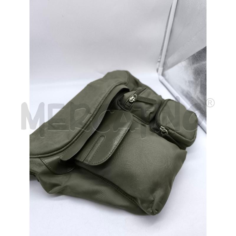 MARSUPIO DONNA PIQUADRO VERDE CON TASCHE  | Mercatino dell'Usato Mestre 4