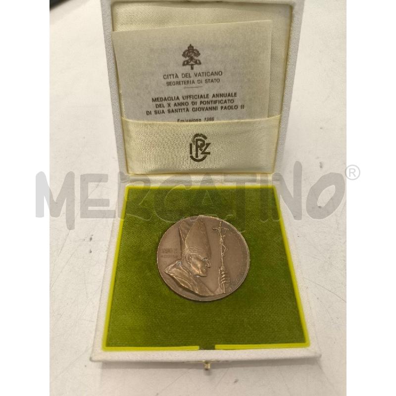 MEDAGLIA GIOVANNI PAOLO II 1988 | Mercatino dell'Usato Mestre 1
